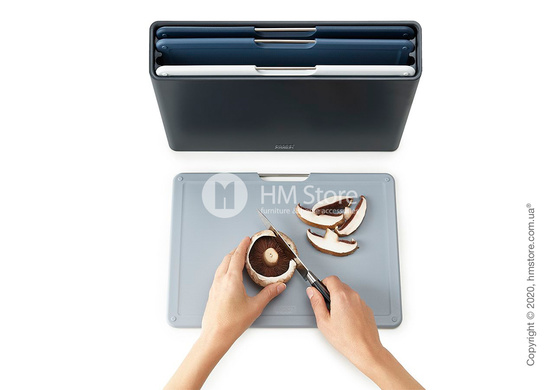 Набор разделочных досок на подставке Joseph Joseph Folio 4-piece Regular, Graphit