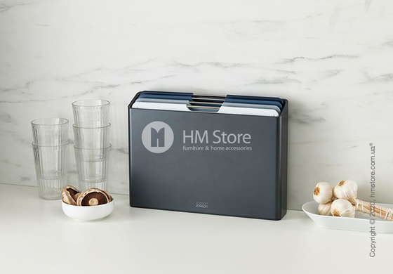 Набор разделочных досок на подставке Joseph Joseph Folio 4-piece Regular, Graphit