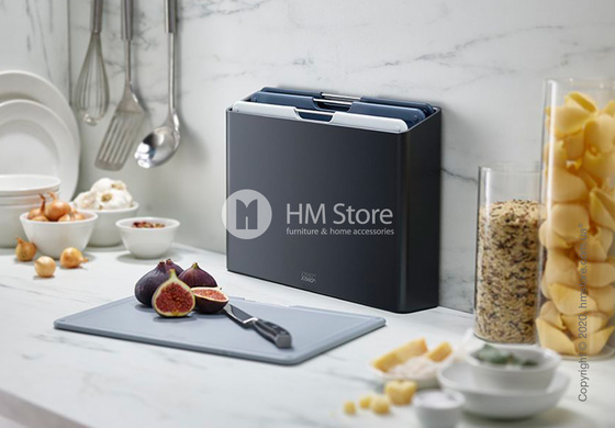 Набор разделочных досок на подставке Joseph Joseph Folio 4-piece Regular, Graphit