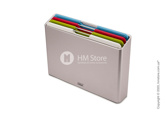 Набор разделочных досок на подставке Joseph Joseph Folio 4-piece Regular, Silver