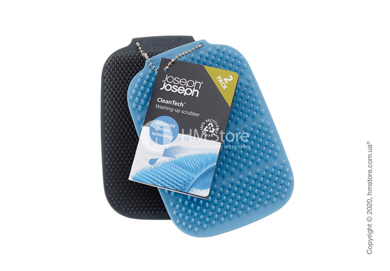 Набор скребков для мытья посуды Joseph Joseph CleanTech 2 шт, Blue and Grey