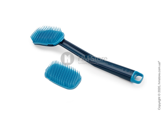 Щетка для мытья посуды с запасной насадкой Joseph Joseph CleanTech, Blue