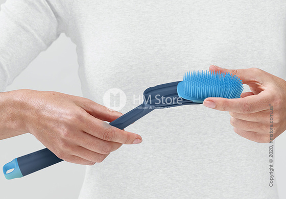 Щетка для мытья посуды с запасной насадкой Joseph Joseph CleanTech, Blue