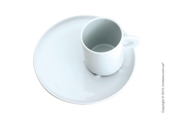 Чашка с тарелкой Bugatti Perla, Белый