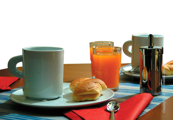 Чашка с тарелкой Bugatti Perla, Белый