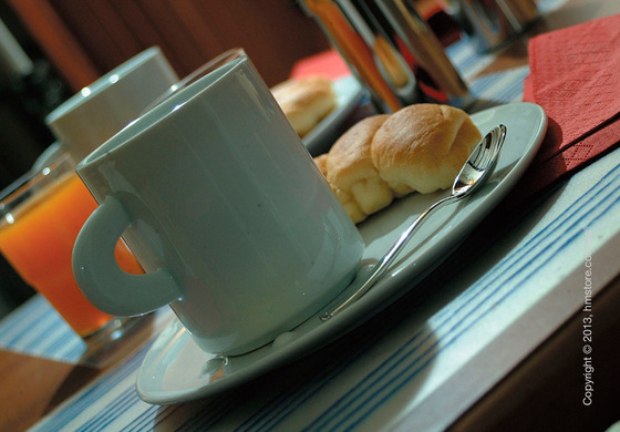 Чашка с тарелкой Bugatti Perla, Белый