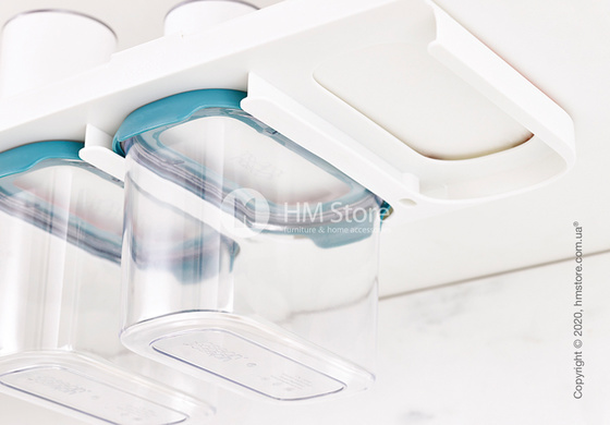 Набор контейнеров для хранения с креплениями для полок Joseph Joseph 1,3 л 3 шт, Dark Opal