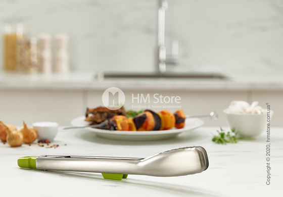 Щипцы кухонные Joseph Joseph Elevate Tongs, Steel and Green