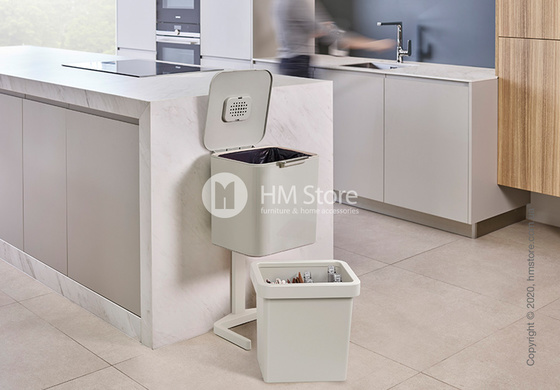 Органайзер для мусора Joseph Joseph Totem Pop 60 л, Stone