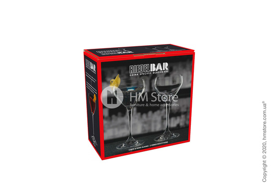 Набор бокалов для коктейлей Nick & Nora Riedel Bar DSG 140 мл на 2 персоны