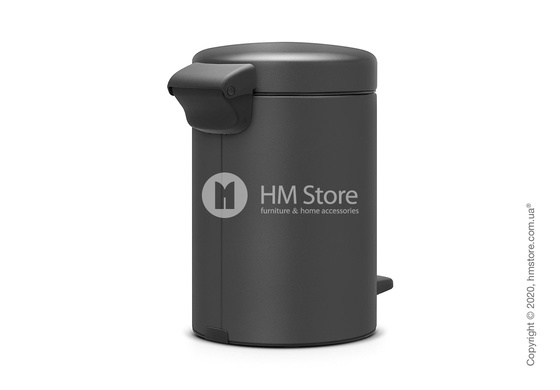 Ведро для мусора Brabantia Pedal Bin NewIcon 3 л, Mineral Infinity Grey