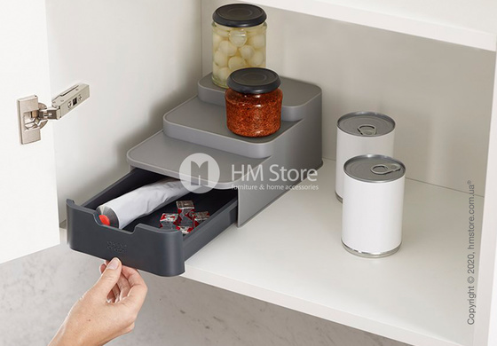 Органайзер кухонный трёхуровневый Joseph Joseph CupboardStore, Grey