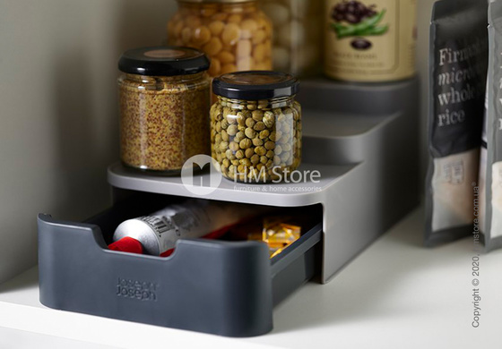 Органайзер кухонный трёхуровневый Joseph Joseph CupboardStore, Grey