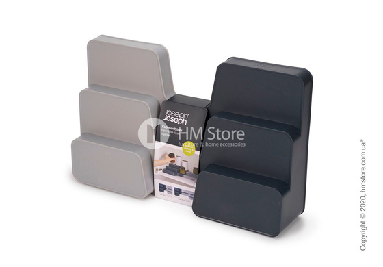 Органайзер кухонный трёхуровневый раздвижной Joseph Joseph CupboardStore, Grey