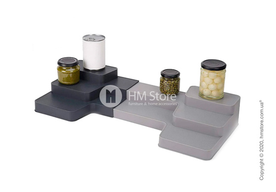 Органайзер кухонный трёхуровневый раздвижной Joseph Joseph CupboardStore, Grey