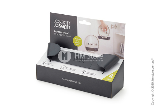 Набор держателей для посуды в шкафу Joseph Joseph CupboardStore 4 предмета, Grey