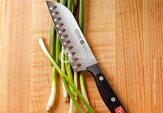 Нож Wüsthof Santoku коллекция Gourmet, 17 см, Black