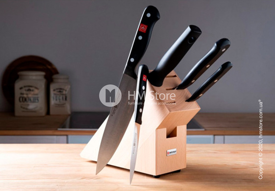 Набор ножей Wüsthof коллекция Gourmet, 5 предметов, Natural Wood