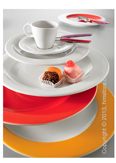 Столовый сервиз Bugatti Glamour, на 6 персон, White