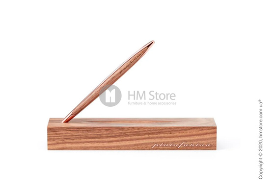 Ручка шариковая Pininfarina коллекция Cambiano, Rose Gold and Walnut