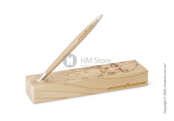 Ручка шариковая Pininfarina коллекция Cambiano Leonardo, Walnut and Aluminium