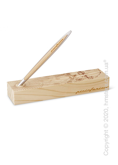 Ручка шариковая Pininfarina коллекция Cambiano Leonardo, Walnut and Aluminium
