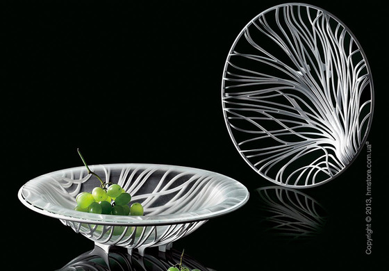 Фруктовница с чашей Bugatti Flora, Белая