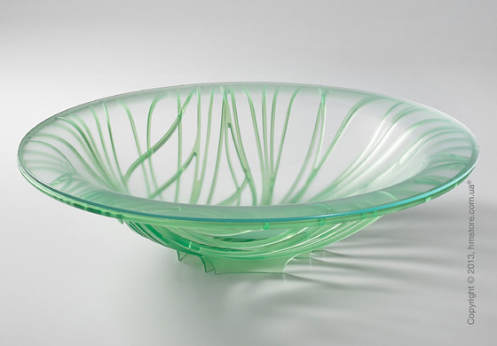 Фруктовница с чашей Bugatti Flora, Зеленая