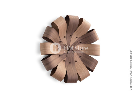 Часы настенные Nomon Ciclo Wall Clock, Oak/Walnut and Walnut