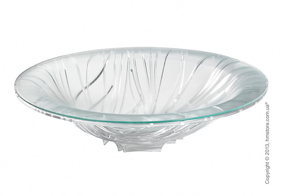 Фруктовница с чашей Bugatti Flora, Прозрачная