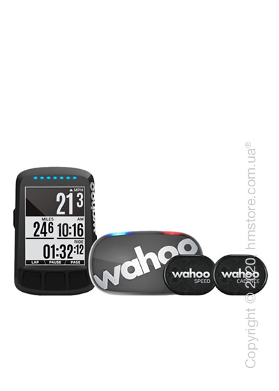 Велокомпьютер, пульсометр и датчик скорости и частоты вращения педалей Wahoo Elemnt Bolt GPS Bike