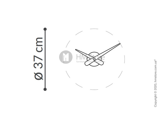 Часы настенные Nomon Axioma Mini I Wall Clock, Steel