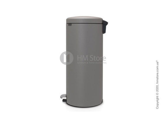 Ведро для мусора Brabantia Pedal Bin NewIcon 30 л, Mineral Concrete Grey