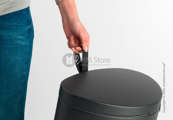 Ведро для мусора Brabantia Pedal Bin Flatback+ 30 л, Mineral Infinity Grey