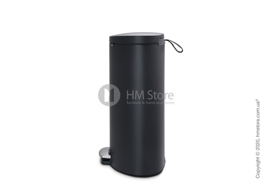 Ведро для мусора Brabantia Pedal Bin Flatback+ 40 л, Mineral Infinity Grey