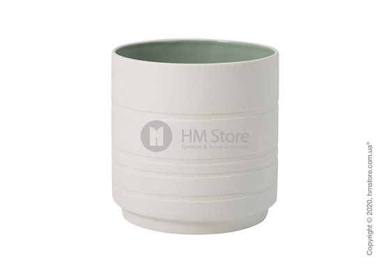 Ваза Villeroy & Boch коллекция it‘s my home Leaf 14*14 см, Green and White