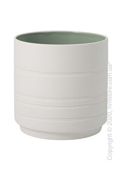 Ваза Villeroy & Boch коллекция it‘s my home Leaf 14*14 см, Green and White