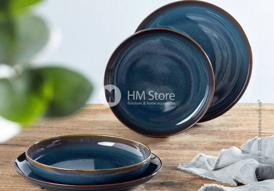 Тарелка столовая мелкая Villeroy & Boch коллекция Crafted Denim 26 см, Blue