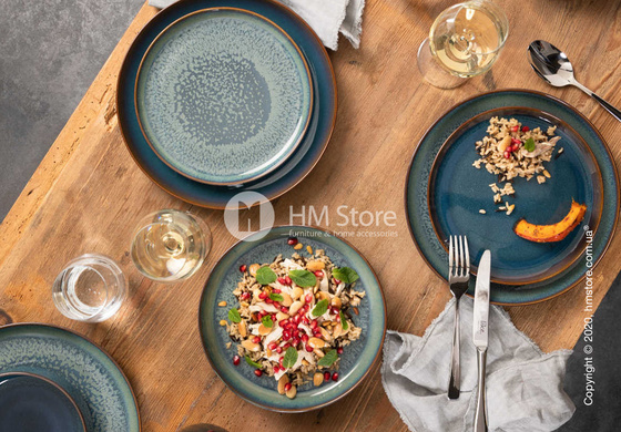 Набор посуды Villeroy & Boch коллекция Crafted Breeze на 2 персоны, 6 предметов, Gray-Blue