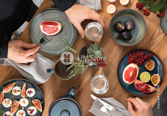 Набор посуды Villeroy & Boch коллекция Crafted Denim на 2 персоны, 6 предметов, Blue