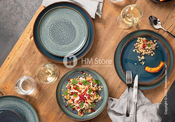 Тарелка столовая глубокая Villeroy & Boch коллекция Crafted Breeze 21,5 см, Gray-Blue