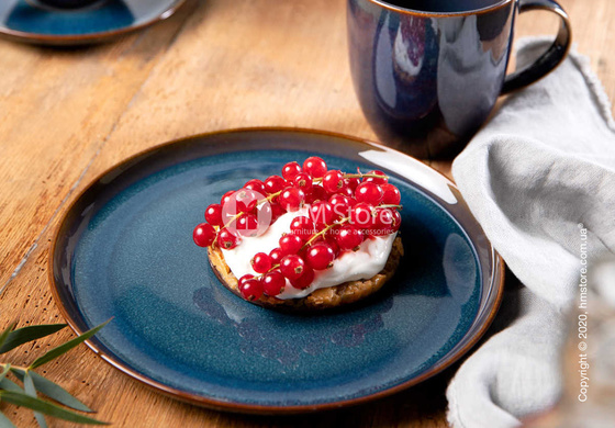 Тарелка десертная мелкая Villeroy & Boch коллекция Crafted Denim 21 см, Blue