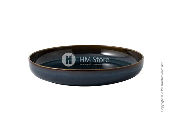 Тарелка столовая глубокая Villeroy & Boch коллекция Crafted Denim 21,5 см, Blue