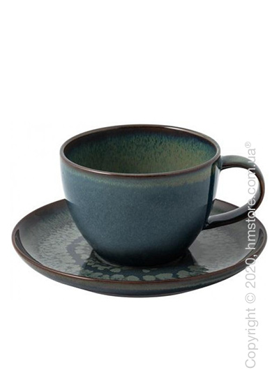 Чашка с блюдцем Villeroy & Boch коллекция Crafted Breeze 250 мл, Gray-Blue