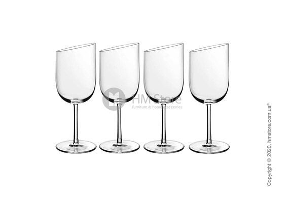 Набор бокалов для белого вина Villeroy & Boch коллекция NewMoon 300 мл на 4 персоны