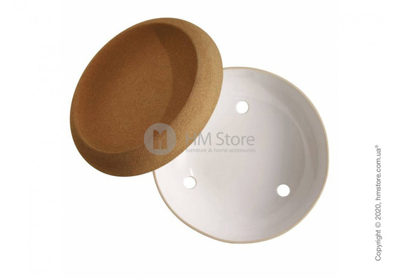 Емкость для хранения овощей и фруктов с крышкой Emile Henry 35,5 х 16 см, Blanc Craie