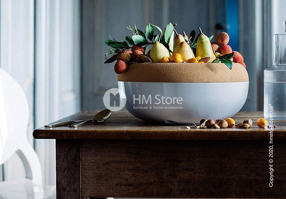 Емкость для хранения овощей и фруктов с крышкой Emile Henry 35,5 х 16 см, Burgundy