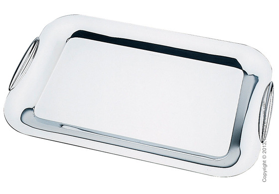 Поднос Bugatti Armonia Tray, Хром