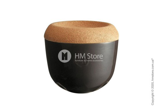 Емкость для хранения чеснока Emile Henry 14,6 х 13,4 см, Charcoal