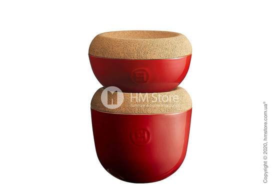 Емкость для хранения чеснока Emile Henry 14,6 х 13,4 см, Charcoal